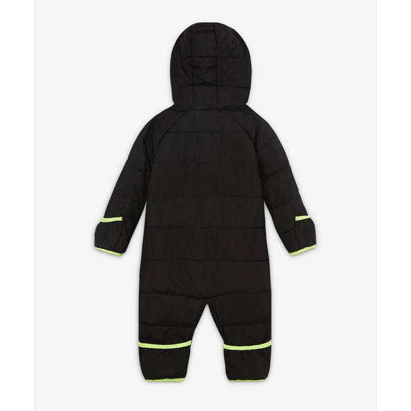 NEW Nike Baby Puffer Snowsuit Black Size 3M - Picture 2 of 10
